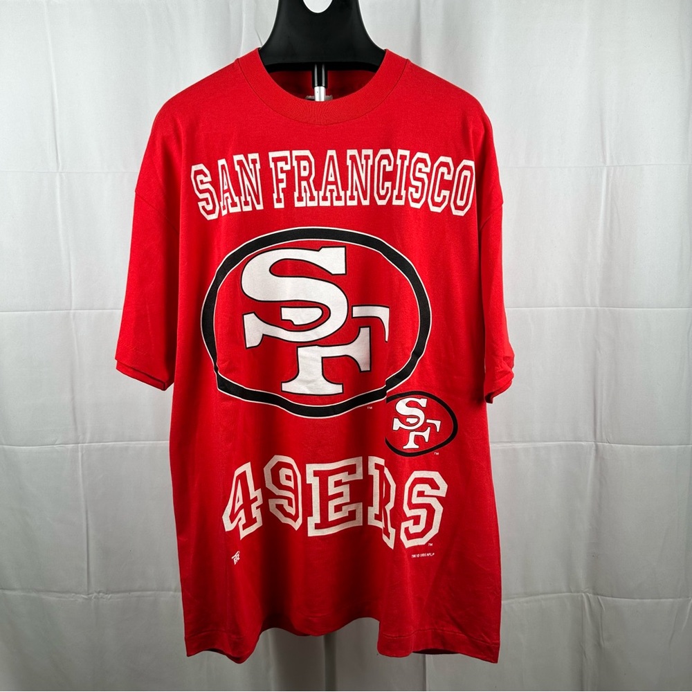 Vintage 90s Men’s NFL Football San Francisco 49ers Graphic T-Shirt Size X-Large